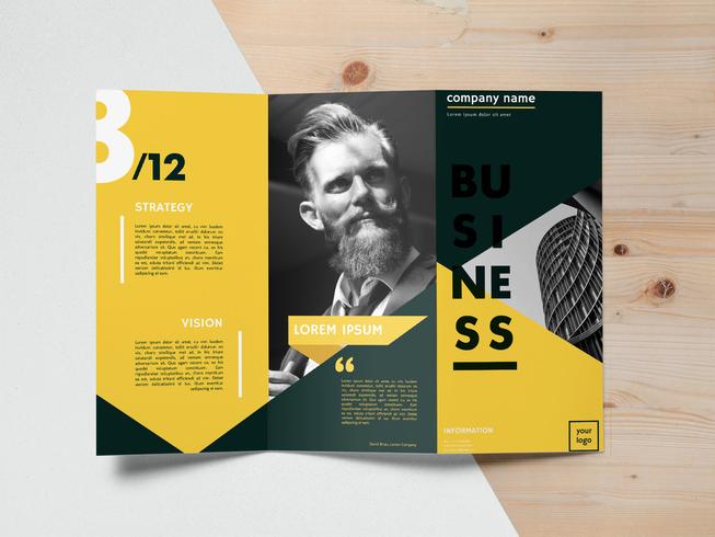 Brochure Template Vector Design