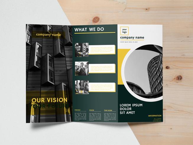 Brochure Template Vector Design