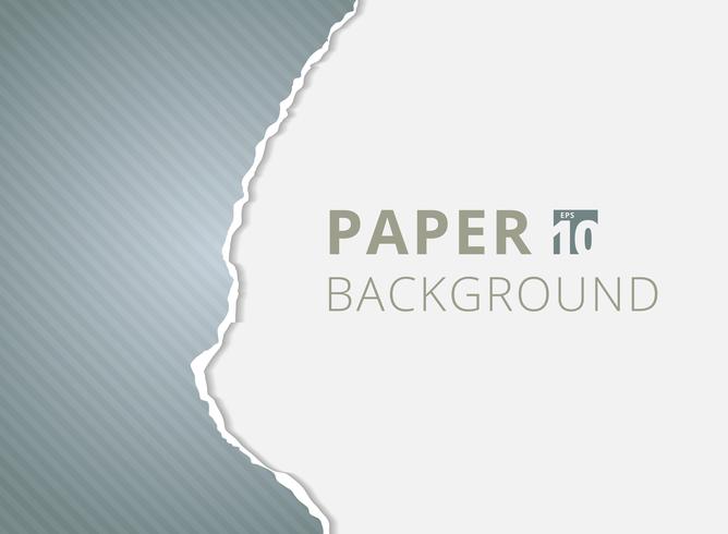 Gray paper torn backgrounds with space for text. vector
