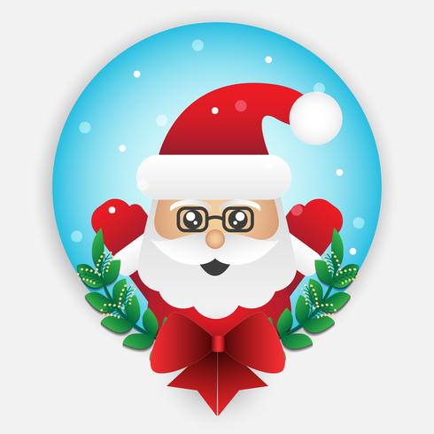 Cartoon Santa Claus vector