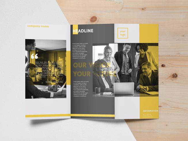 Brochure Template Vector Design