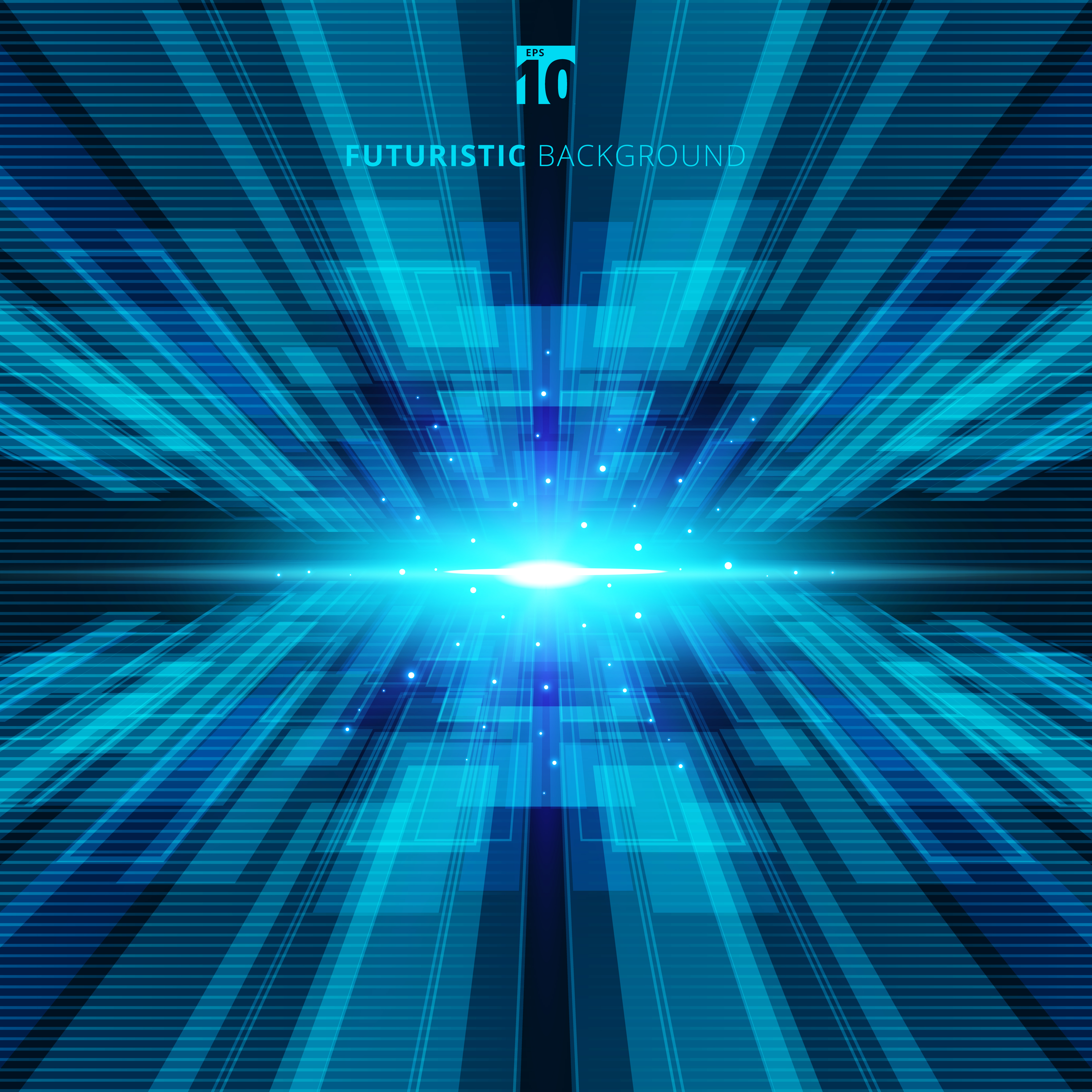Abstract blue virtual technology concept futuristic digital background