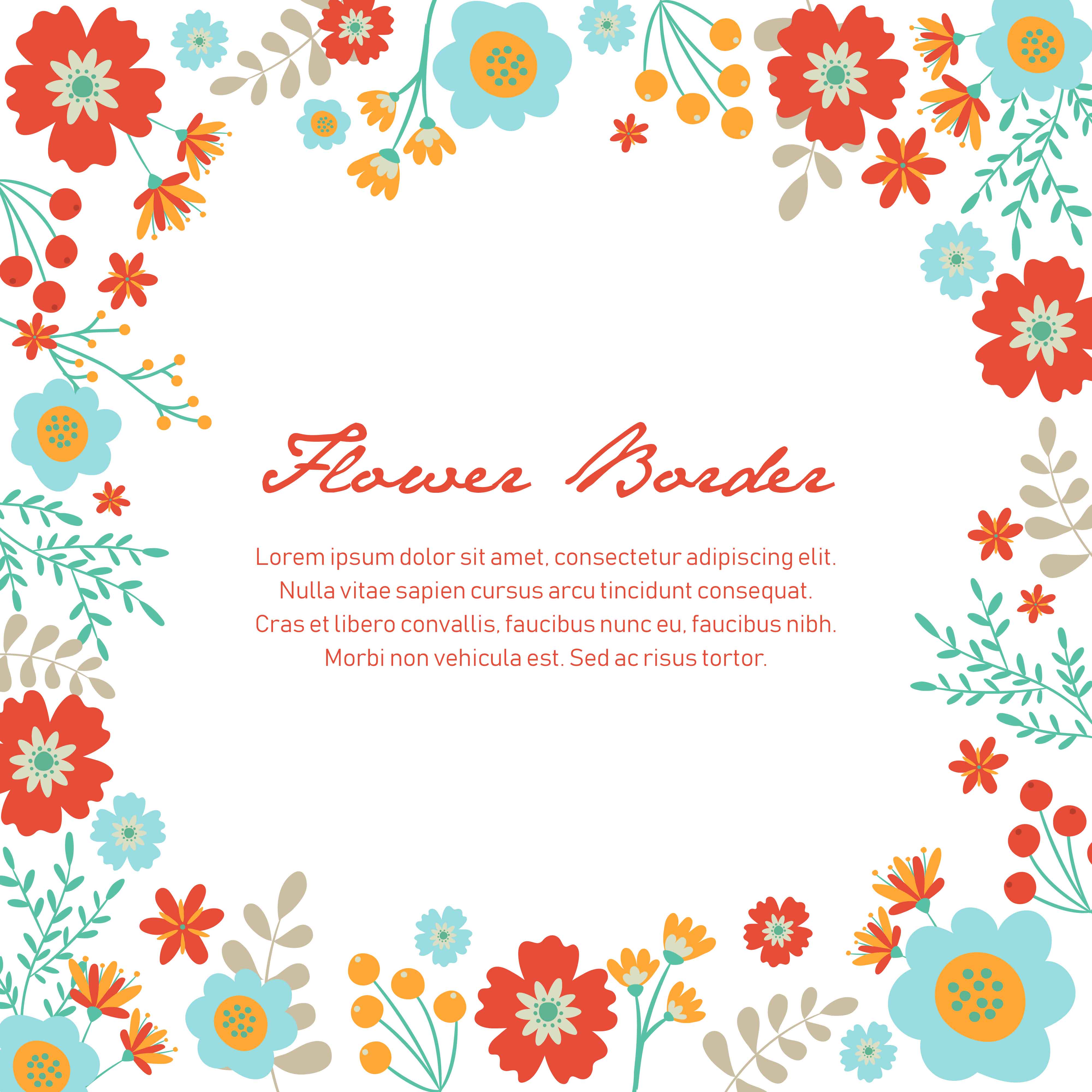 Free Free 261 Flower Border Svg SVG PNG EPS DXF File
