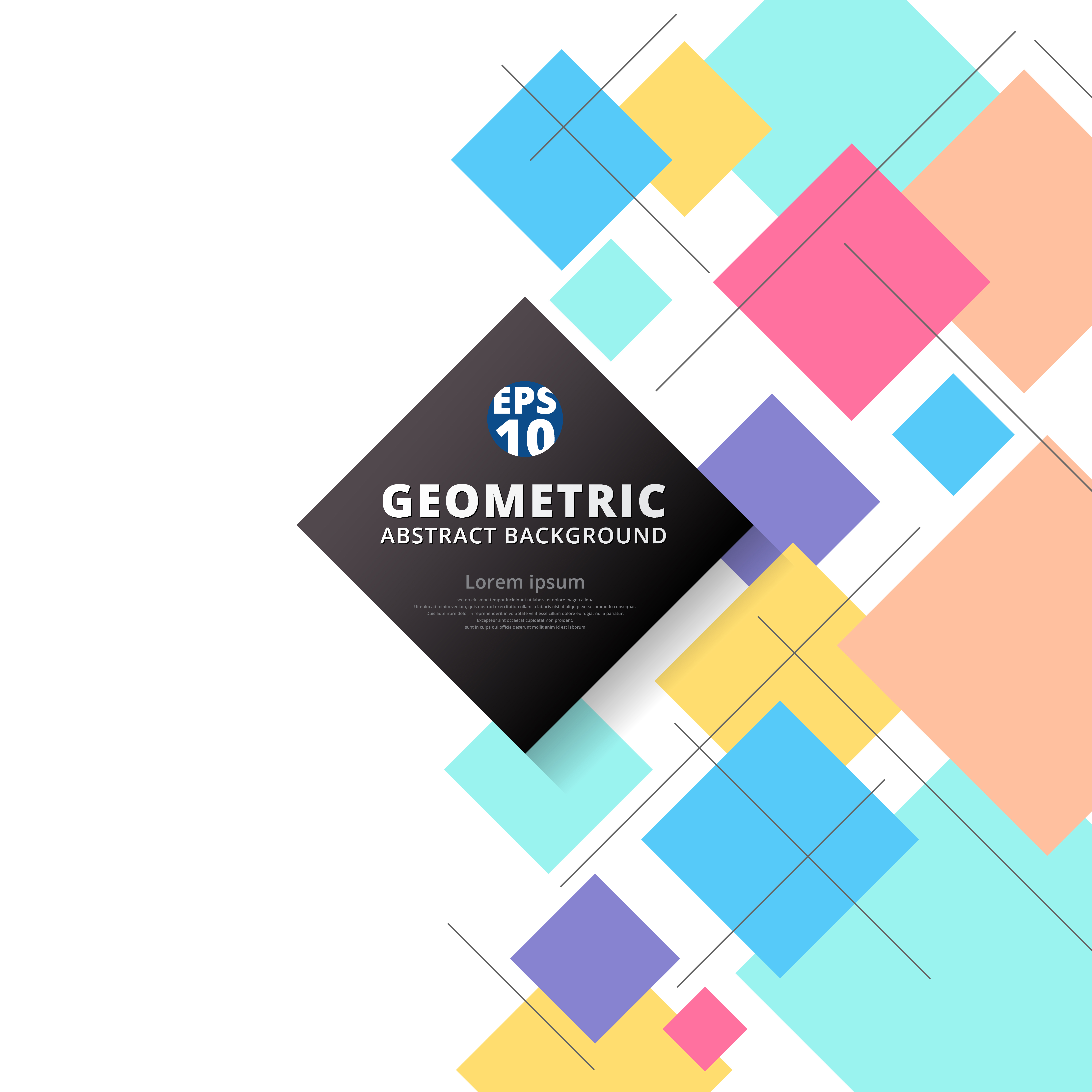 Abstract Colorful Squares Geometric Pattern Design And Background Download Free Vectors Clipart Graphics Vector Art Black and white geometric pattern. vecteezy