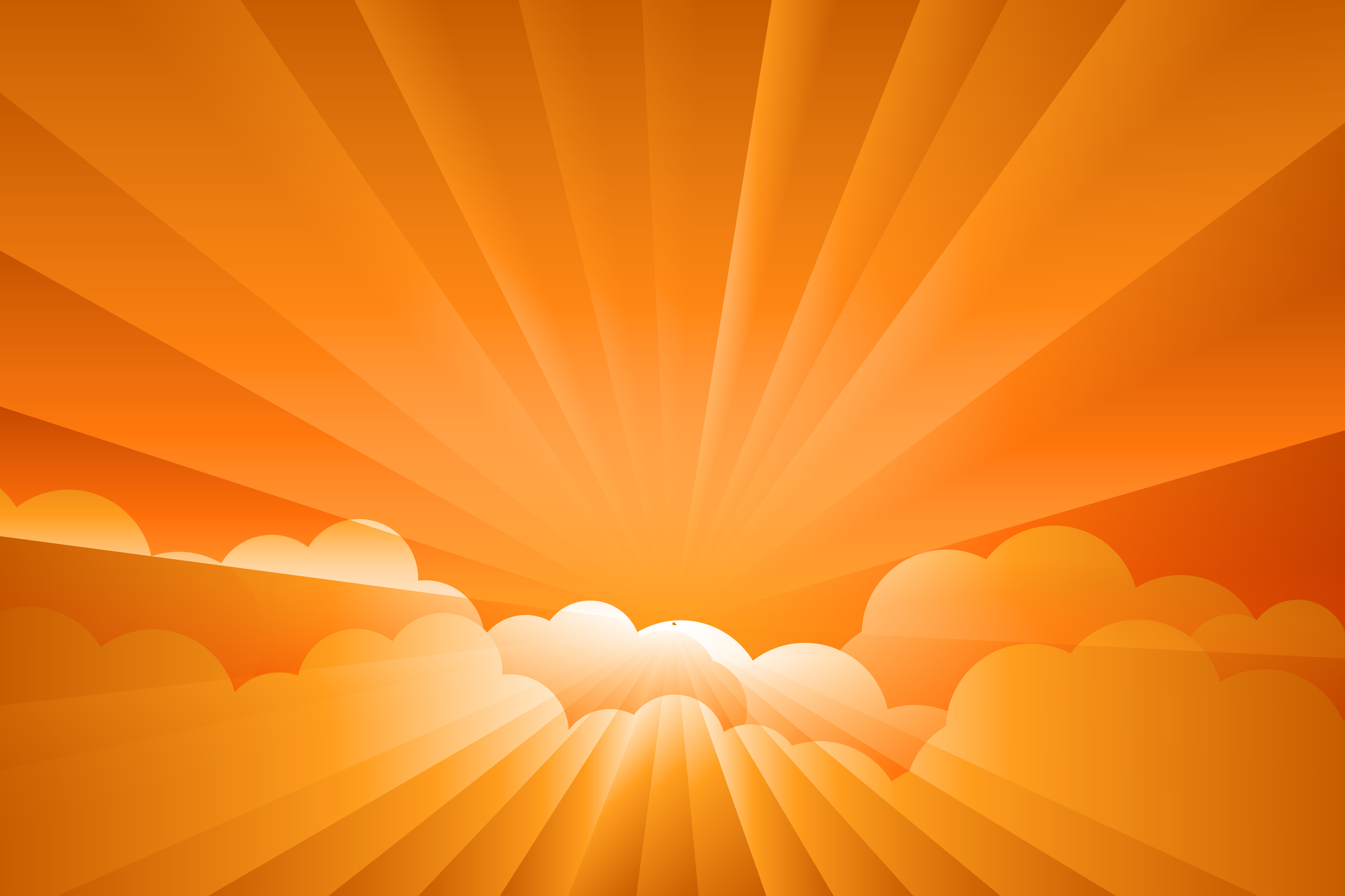 Sunburst Sunrise Illustration Vector 622473 Vector Art At Vecteezy