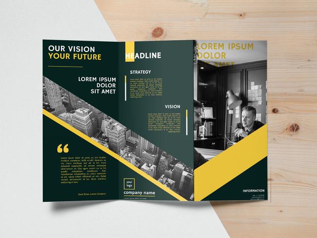 Brochure Template Vector Design