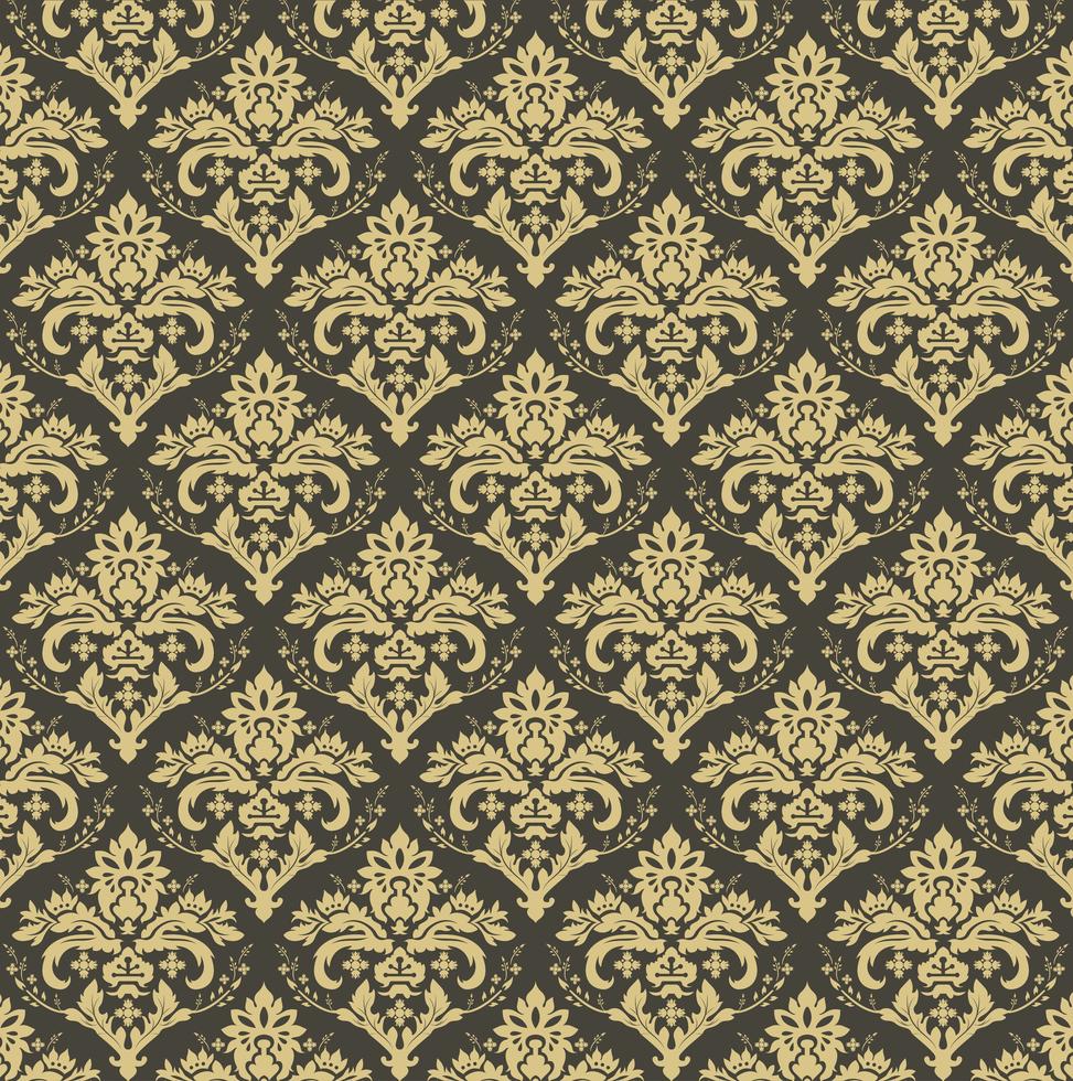 luxury ornamental background. Damask floral pattern. Royal wallpaper