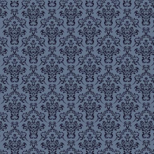 damask pattern background for wallpaper design in the style of Baroque. vector