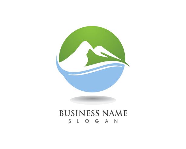 Mountain logo and symbols  vector