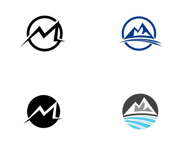 Mountain logo vector illustration