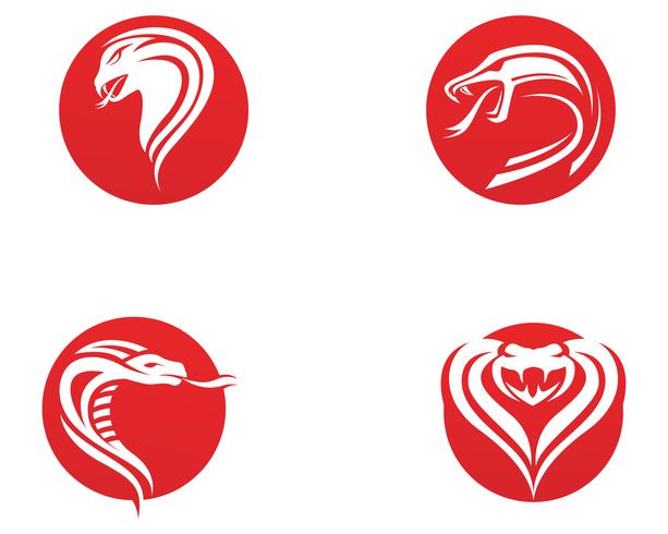 viper snake logo design element. danger snake icon. viper symbol vector