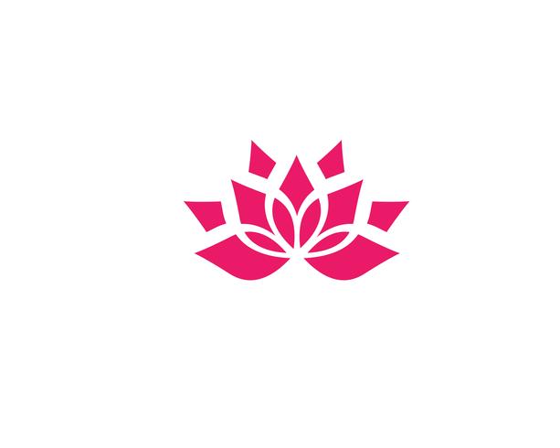 Beauty Vector Lotus flowers design logo Template icons