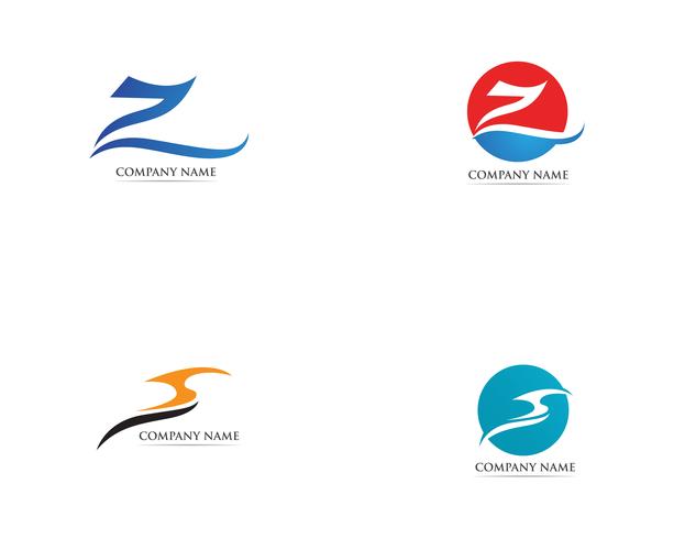 Z logo vector templates