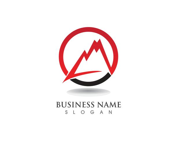 Mountain logo and symbols  vector