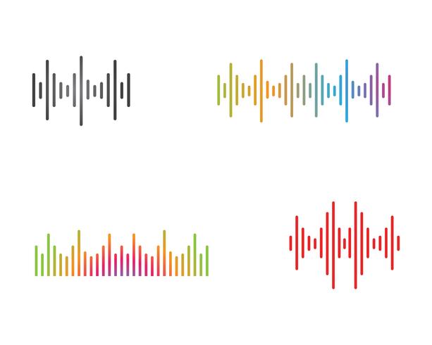 sound wave illustration vector