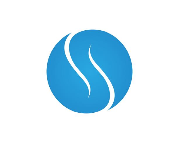 S letter logo, volume icon design template element vector