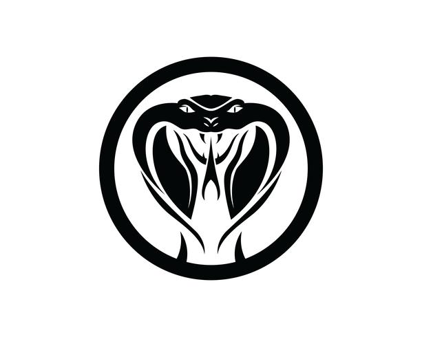 viper snake logo design element. danger snake icon. viper symbol vector