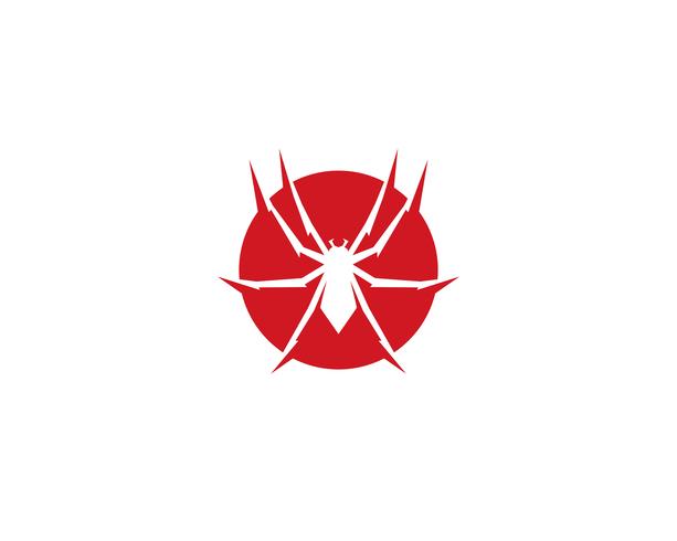 Logotipo de araña ilustraciones vectoriales vector