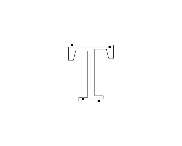 T Bokstaver Logo Och Symboler Mall Ikoner App Ladda Ner Gratis