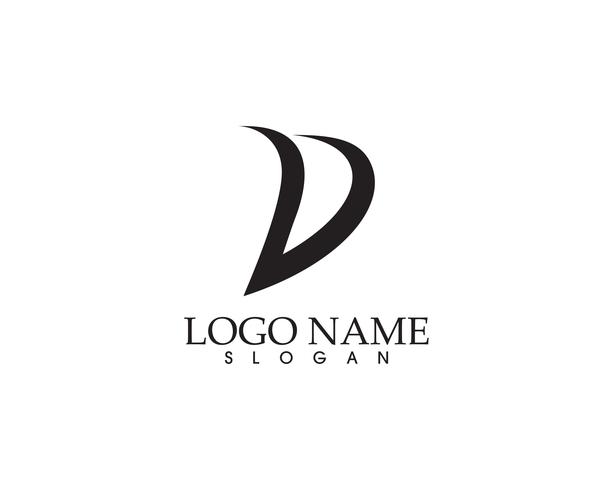 D fast logo and symbols vector black