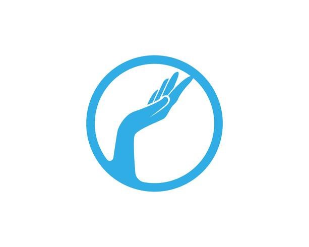 Hand Care Logo Template vector icon Business símbolos