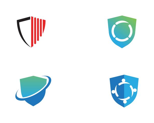 shield logo vector template