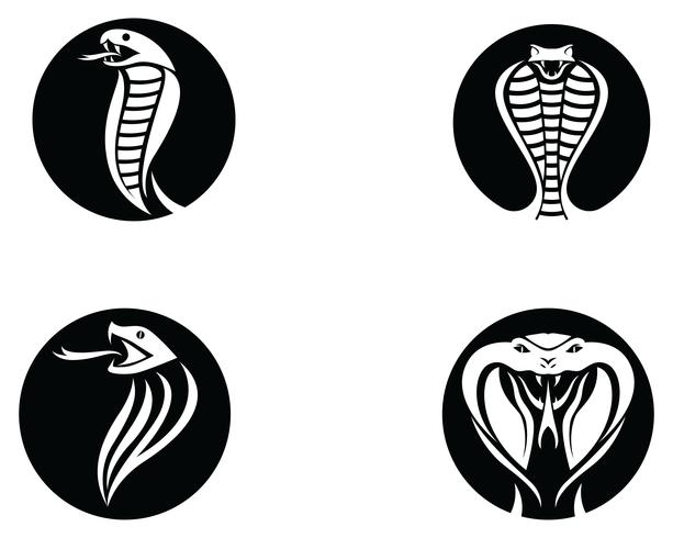 Elemento de diseño de logotipo viper serpiente. icono de serpiente de peligro. símbolo de víbora vector