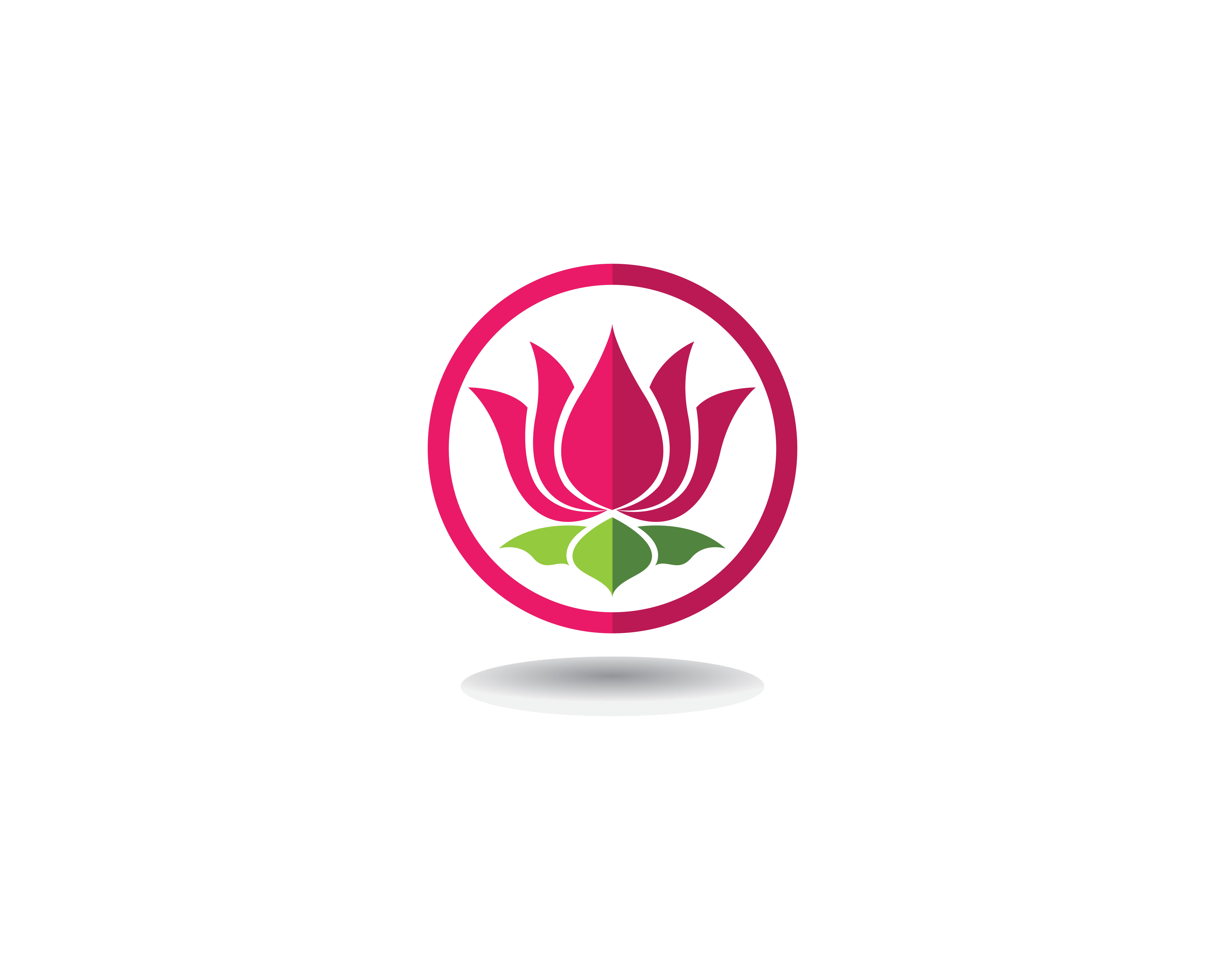 Beauty Vector Lotus flowers design logo Template icons 623269 Vector