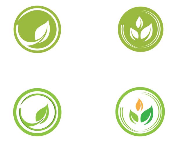 Agriculture business logo template unique green vector image