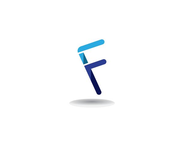 F logo business symbols vector template letter