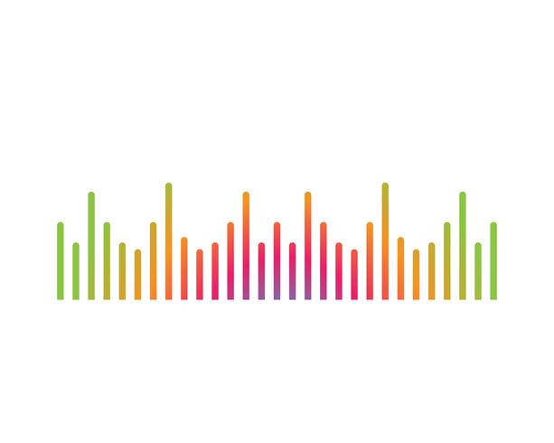 sound wave illustration vector