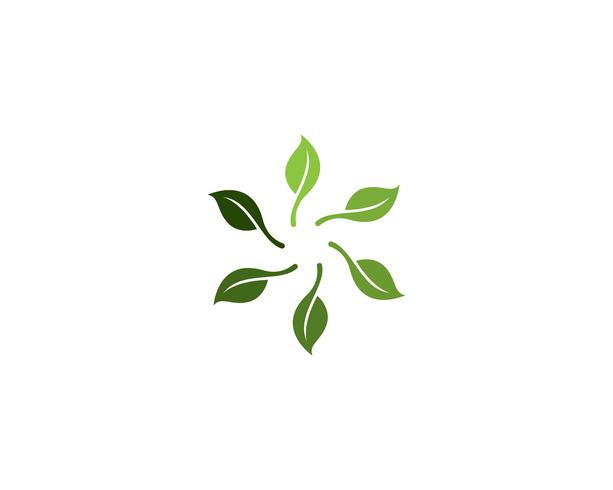 ecology logo nature element vector