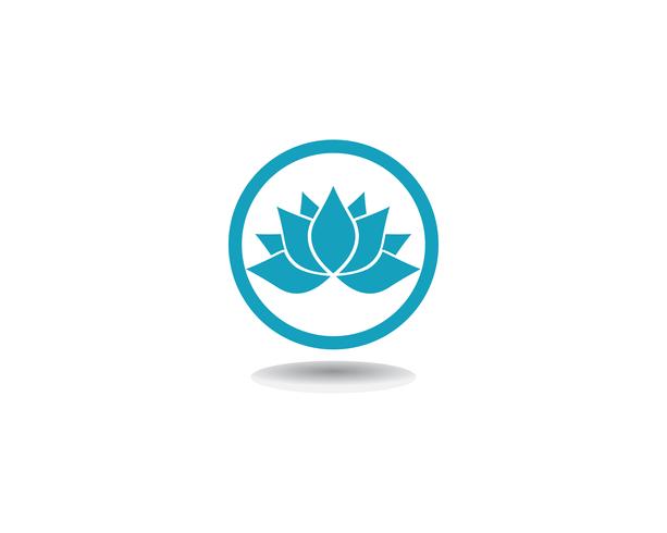Beauty Vector Lotus flowers design logo Template icons