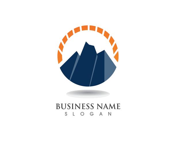 Mountain logo and symbols  vector