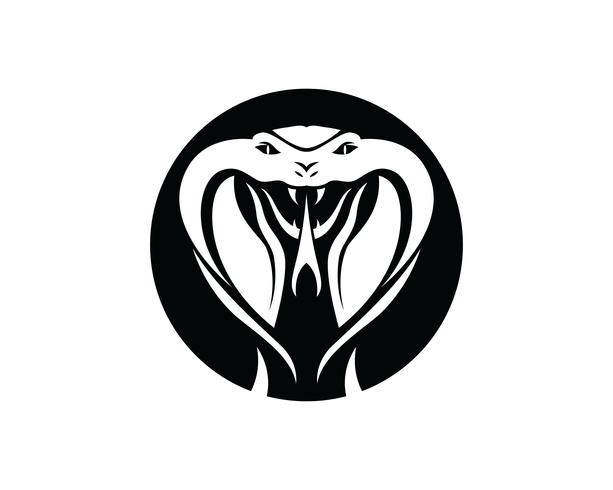 Elemento de diseño de logotipo viper serpiente. icono de serpiente de peligro. símbolo de víbora vector