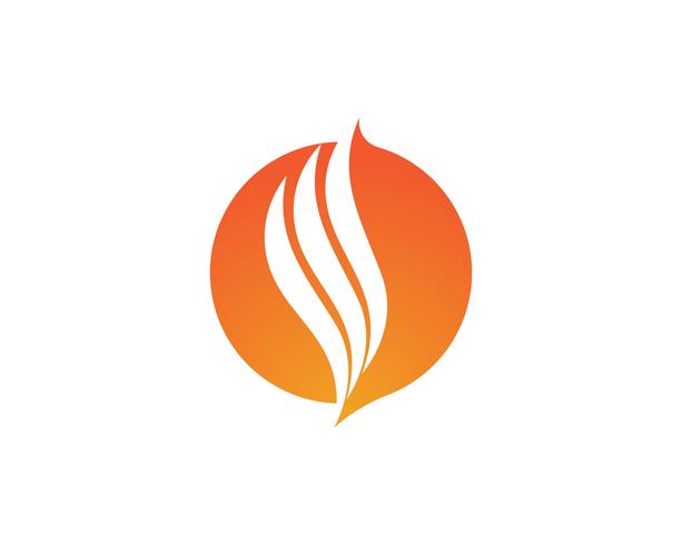 Fire flame Logo Template vector