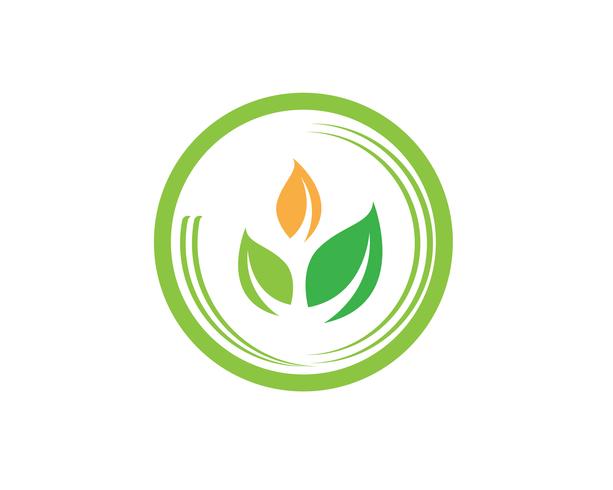 Imagen de vector verde único de plantilla de logotipo empresarial de agricultura