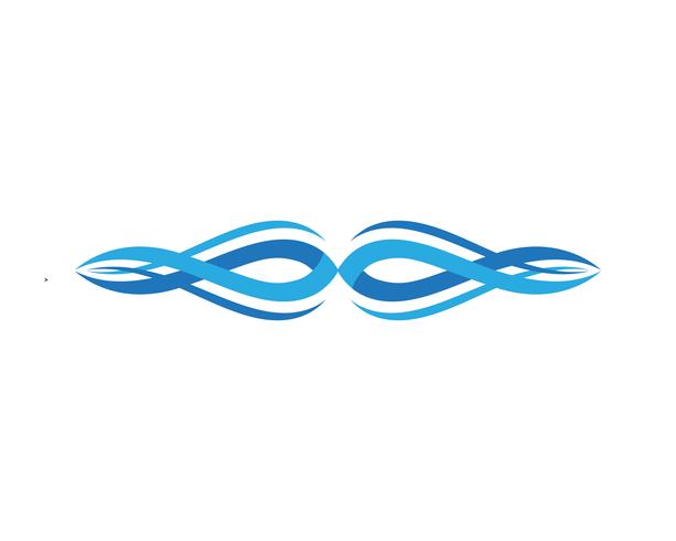 Infinito logo y símbolo plantilla vector iconos