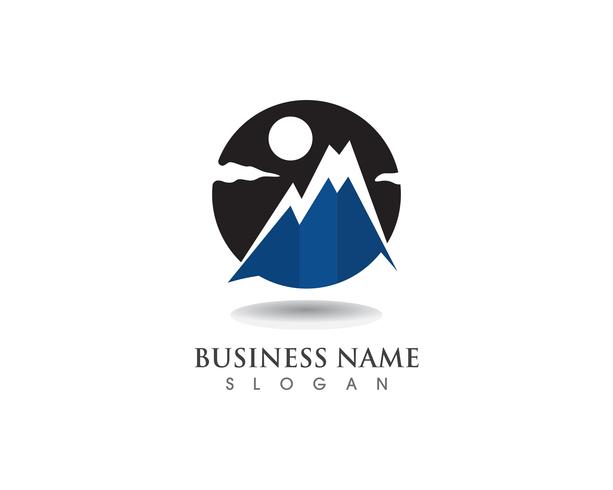 Mountain logo and symbols  vector