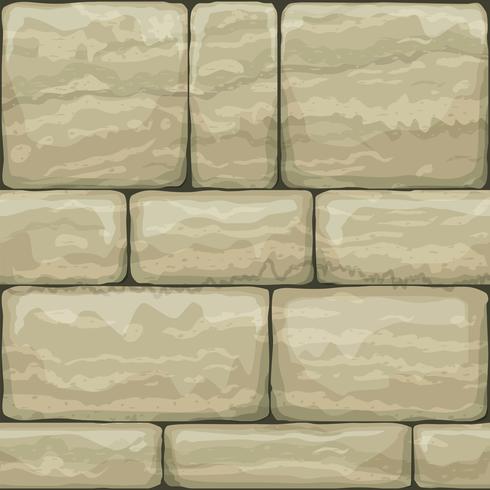 Seamless texture of old stone vector