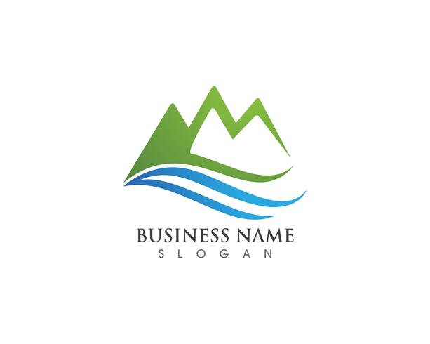 Mountain logo and symbols  vector