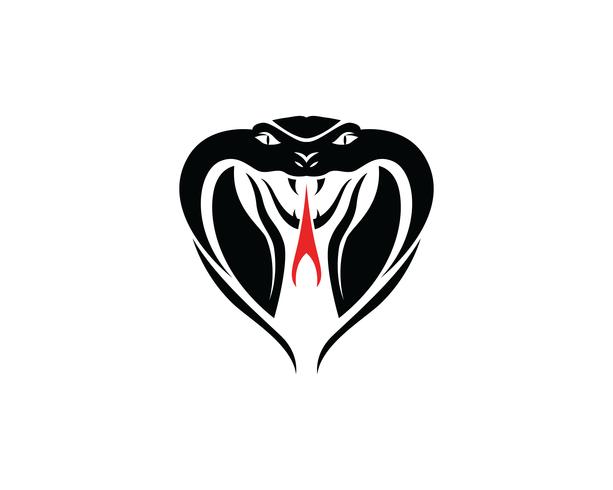 viper snake logo design element. danger snake icon. viper symbol vector