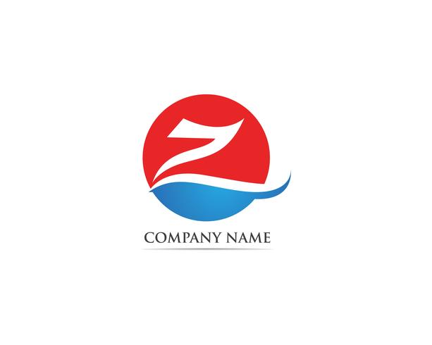 Plantillas de vectores logo Z