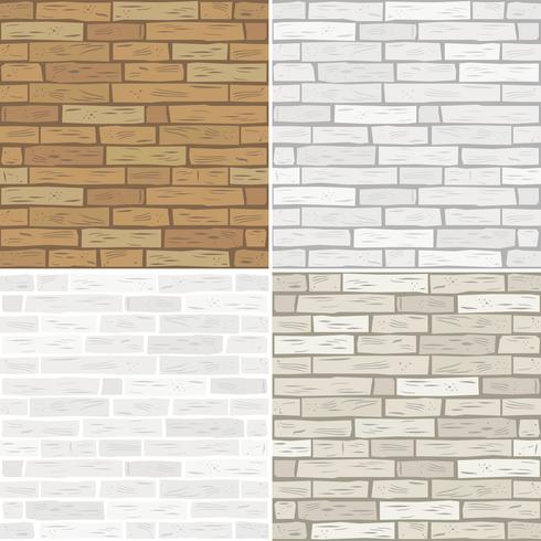 Set of seamless textures vector