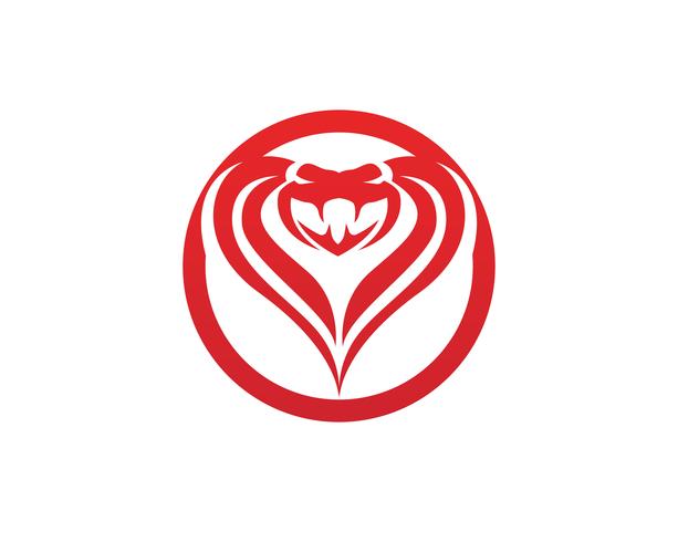 viper snake logo design element. danger snake icon. viper symbol vector