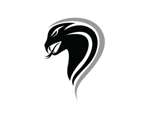 viper snake logo design element. danger snake icon. viper symbol vector