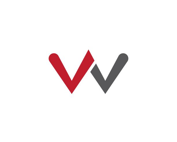 W logo and symbol vector