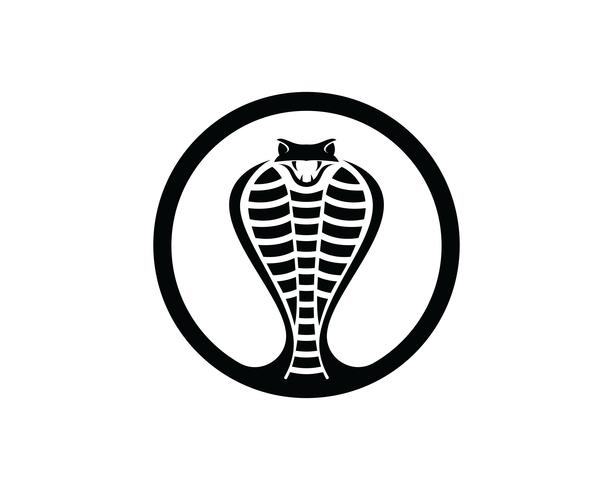 Elemento de diseño de logotipo viper serpiente. icono de serpiente de peligro. símbolo de víbora vector