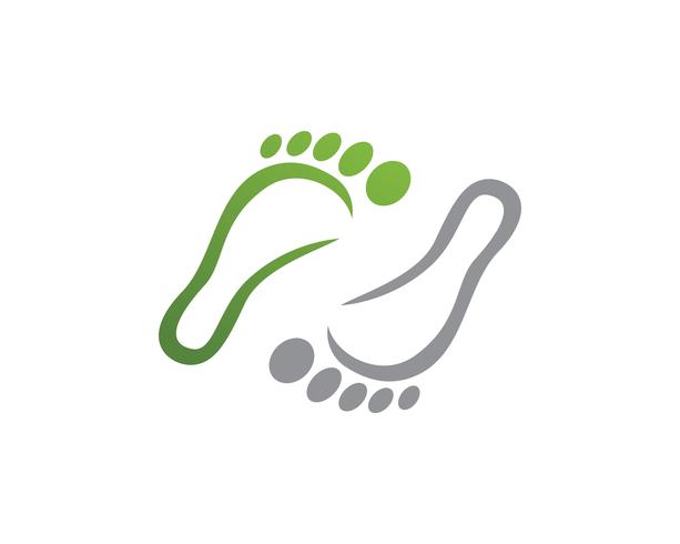 foot Logo Template symbols vector