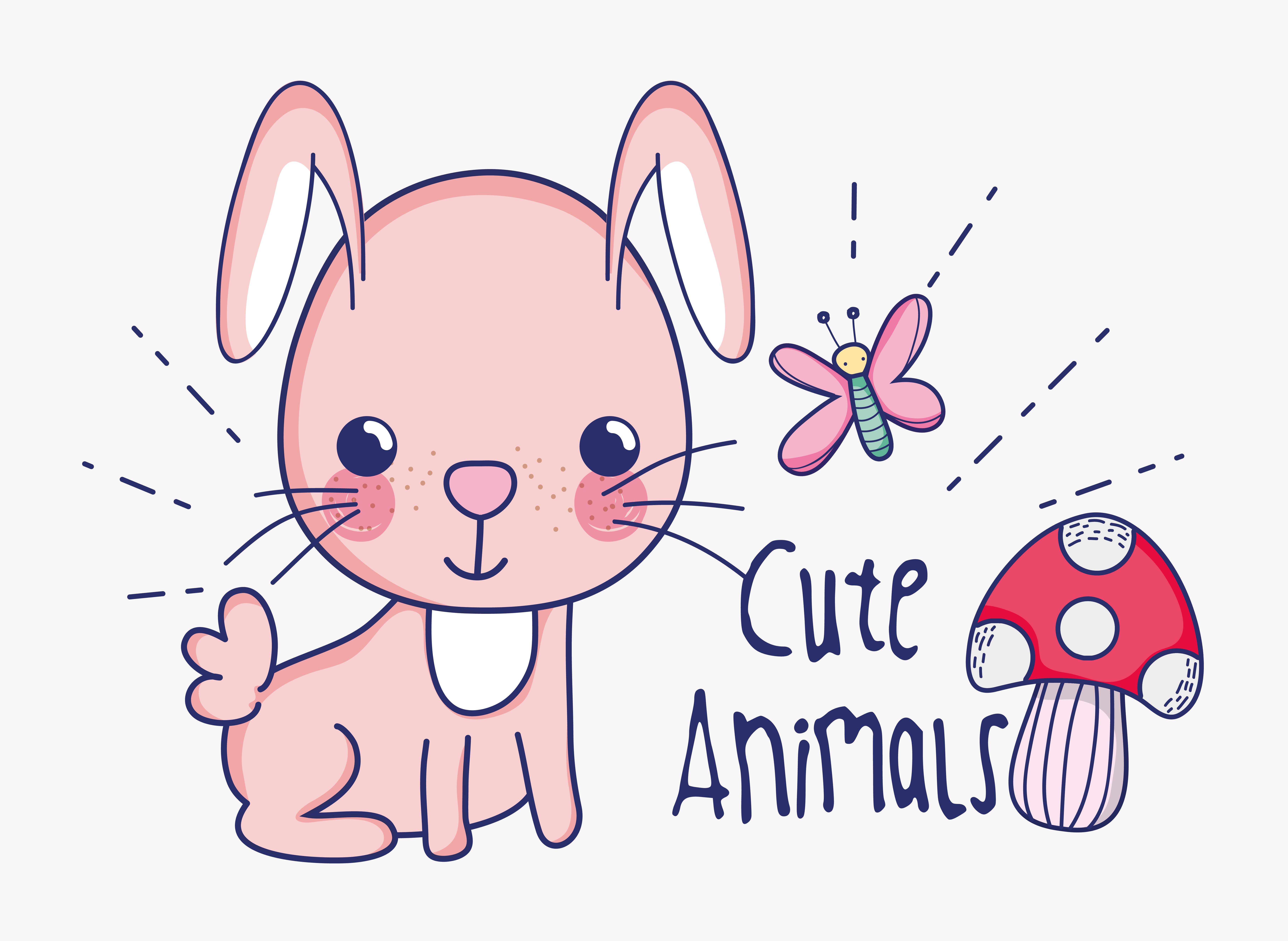 Cute Cartoon Bunny Drawings